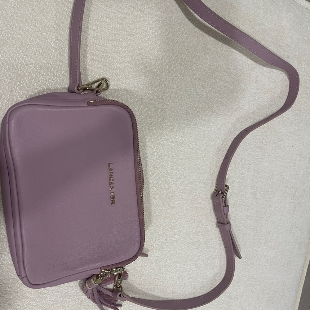 Lancaster Paris Mademoiselle Ana Petite Crossbody Bag - Rose Pink - EUC
